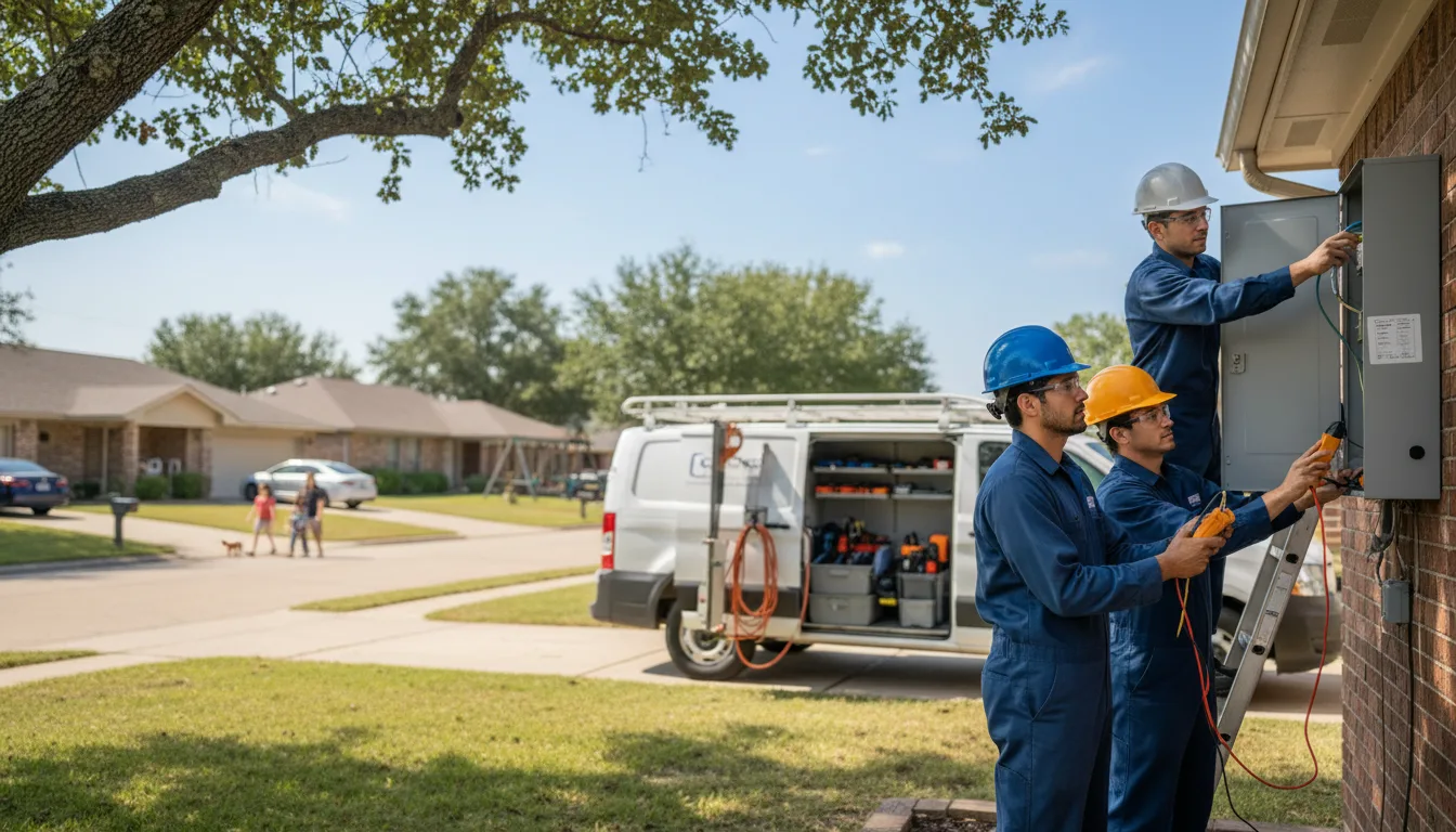 Certified electrician providing emergency electrical services in Lancaster, MN